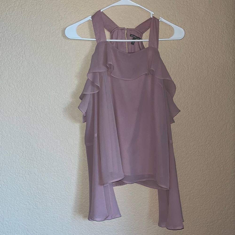 Charlotte Rouse, XS, blouse, thin, lavender